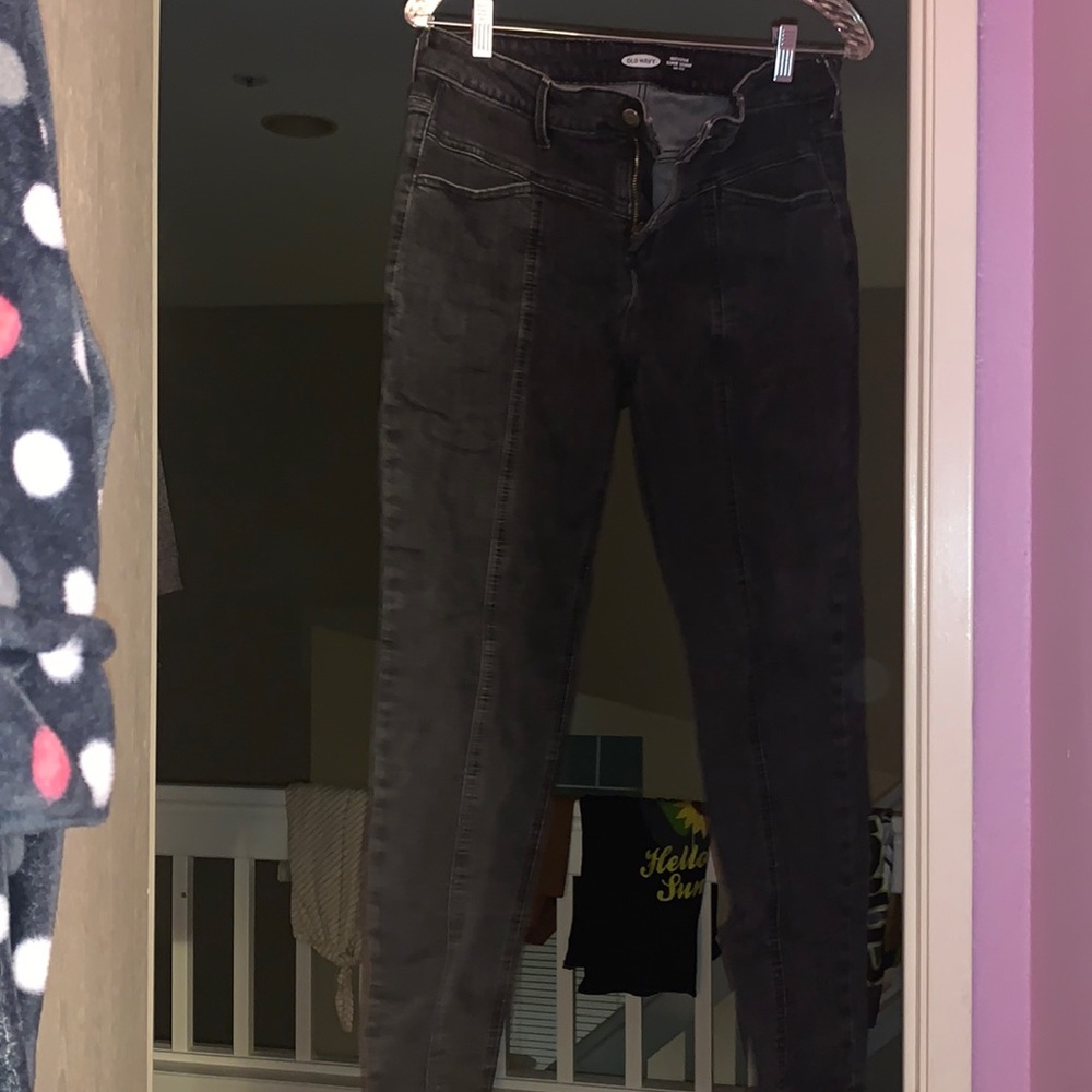 Faded black jeans size 10 from old navy